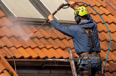 Démoussage et hydrofuge de toiture à Chaveroche