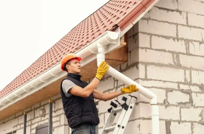 Pose et remplacement de gouttières à Chaveroche
